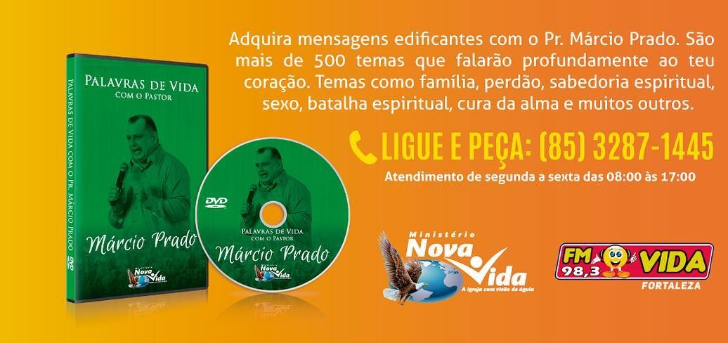 Adquira Ministrações com o Pastor Márcio Prado