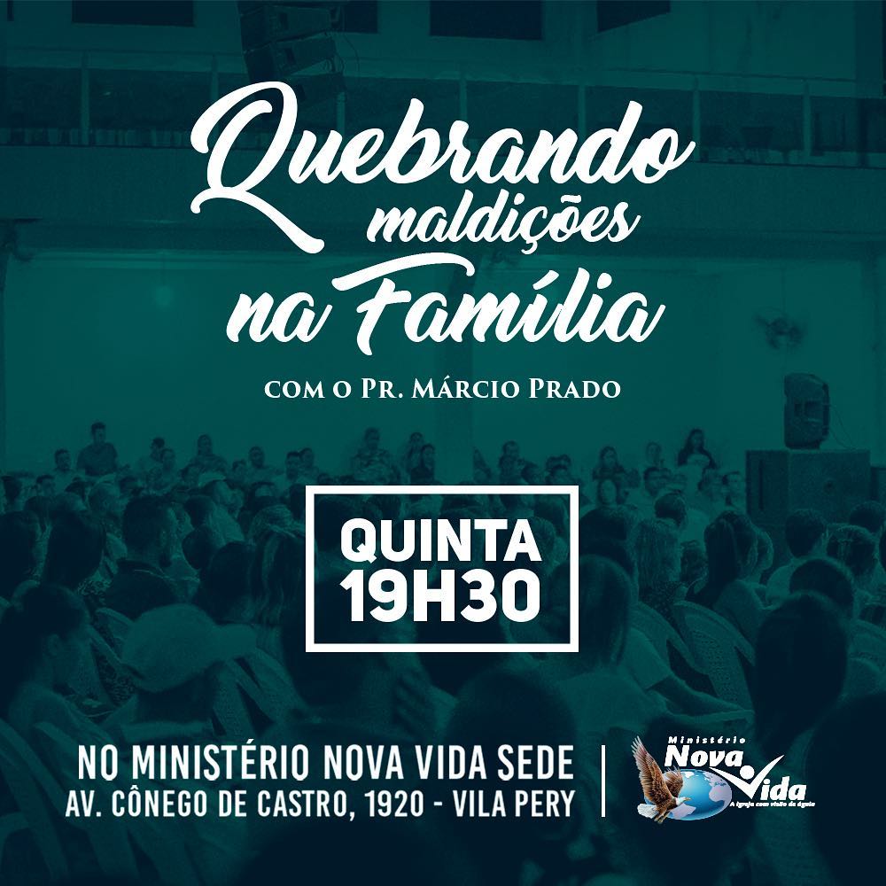 Culto Quebrando Maldições na Família